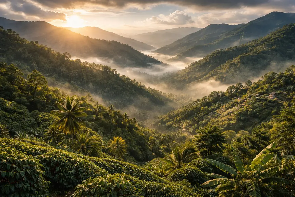 Blue Mountains en Jamaïque