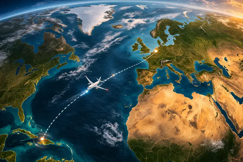 Temps de vol vers la Jamaïque selon l’aéroport de départ