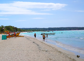 7 mile plage, Negril